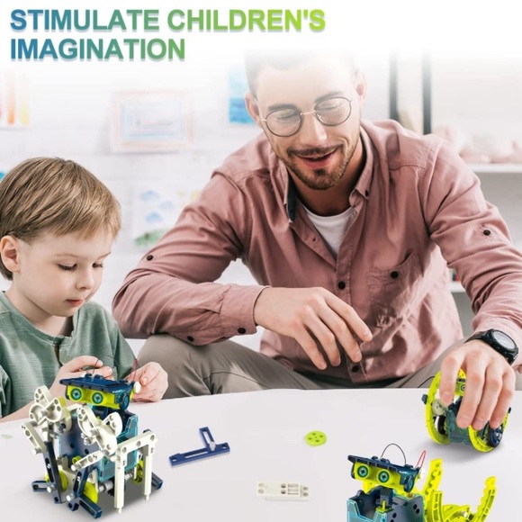 12-in-1 STEM Solar Robot Kit Projects for Kids Ages 8-12, Learning Educational - Picture 6 of 7